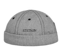 Stetson Cotton Melange Dockercap Adjustable UV Protection 40+ 100% Cotton Summer Winter Men Light Grey L (58-59 cm)