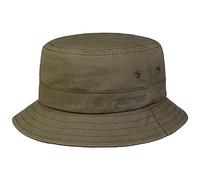 Stetson Cotton Twill Bucket Hat UV Protection Packable 100% Cotton Unisex Summer Olive M (56-57 cm)