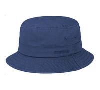 Stetson Cotton Twill Bucket Hat UV Protection Packable 100% Cotton Unisex Summer Navy L (58-59 cm)