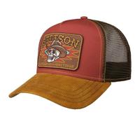 Stetson Cowboy Trucker Cap Snapback Mesh Cotton Skull Patch Men Summer Winter