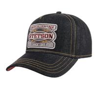 Stetson Dark Denim Cap Men - Snapback Baseball Snapback, with Peak, Peak All-Season Spring Summer Autumn Winter - One Size Denim-Navy