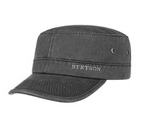Stetson Datto Army Cap Black M (56-57 cm) Cotton UV Protection