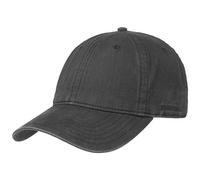 Stetson Ducor Sun Guard Full Men's Cap - Baseball Cap Made of (Sustainable) Organic Cotton - Spring/Summer - 40+ UV Sun Protection - Stonewashed Look - Outdoor Cap Black XXL (62-63 cm)
