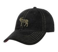 Stetson Embroidered Deer Corduroy Baseball Cap 6 Panel Strapback Men Spring Summer Autumn Winter Black