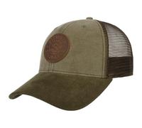Stetson Explorer Since 1865 Trucker Cap Men - Baseball mesh Snapback, with Peak, Peak Summer-Winter Spring Summer Autumn Winter - One Size Brown-Olive
