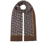 Stetson Fine Paisley Wool Scarf Unisex Autumn Winter