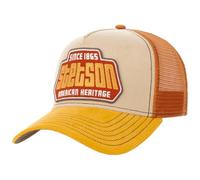 Stetson Fishermen's Bay Trucker Cap Mesh Snapback Cotton Nostalgic Fish Patch Adjustable Men Summer Winter
