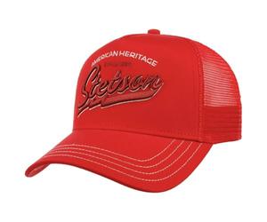 Stetson Fishermen's Bay Trucker Cap Mesh Snapback Cotton Nostalgic Fish Patch Adjustable Men Summer Winter
