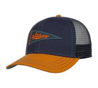 Stetson Flag Cap Men - Trucker Baseball mesh Snapback, with Peak, Peak All-Season Spring Summer Autumn Winter - One Size Blau-Orange