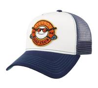 Stetson Golf Club Trucker Cap Snapback Mesh Patch Cotton Baseballcap Adjustable Herren Summer Winter White-Blue One Size