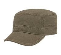 STETSON Gosper Army Cap for Women/Men - Urban Military Cap with Visor, Closed Back Spring/Summer, Olive, X-Large