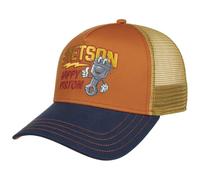 Stetson Happy Piston Trucker Cap Men - Baseball mesh Snapback, with Peak, Peak All-Season Spring Summer Autumn Winter - One Size Terracotta