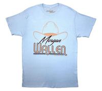 Stetson Hat T-Shirt Morgan Wallen Light Blue XXL