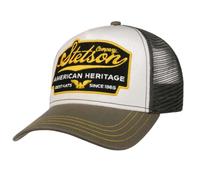 Stetson American Heritage Trucker Cap Men Breathable Mesh Snapback Summer Winter Grey
