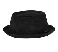 Stetson Hats Odenton Pork Pie leather hat - Black S S