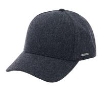 Stetson Hats Wool Herringbone Baseball Cap - Dark Grey M M