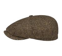 Stetson Hatteras Brayton Flat Cap Wool Classic Eight-Panel Melange Handmade Men Made in Germany Autumn Winter