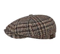 Stetson Hatteras Hoback Flat Cap Oversize Virgin Wool Melange Made in EU Men Autumn Winter