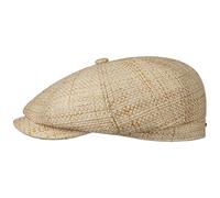 Stetson Hatteras New Toyo Flatcap Summer Cap 100% Viscose UV Protection 40 Men Summer Nature L (58-59 cm)