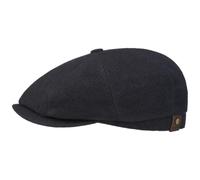 Stetson Hatteras Noir Flat Cap All-Year Cashmere Blend Men Women Blue 59 cm