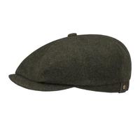 Stetson Hatteras Noir Flat Cap All-Year Cashmere Blend Men Women Olive 61 cm