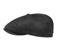 Stetson Headwear Stetson Hats Hatteras Pigskin Leather Cap | Black | 6