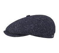 Stetson Men's Shetland Wool Hatteras Cap - Blue - Size: 58CM l