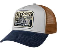 Stetson Heavy Weight Trucker Cap Small Women/Kids - Baseball mesh Snapback, wit