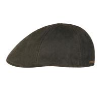 Stetson Herringbone Duck Flat Cap Vintage Style Fleece Lining Men Autumn Winter