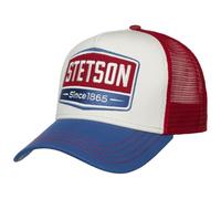 Stetson Highway Trucker Cap Small Kids/Men - mesh Baseball Snapback Snapback, with Peak Autumn-Winter Spring-Summer - One Size Blue-red