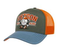 Stetson Hole in One Trucker Cap Men - Baseball mesh Snapback, with Peak, Lining, Lining Summer-Winter Spring Summer Autumn Winter - One Size Blue-Green