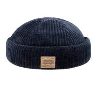 Stetson Jersey Cord Dockercap Fleece Lining Vintage Look Made in EU Men Autumn Winter Navy L (58-59 cm)