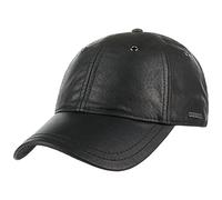Stetson Joes 6 Panel Strapback Baseball Cap Nappaleder Cotton Unisex Summer Winter Black