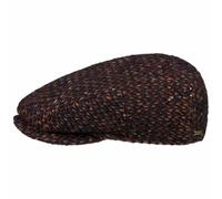 Stetson Kent Tuckmill Wool Flatcap Made in EU Men Autumn Winter Blue-red