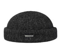 Stetson Lavoy Herringbone Dockercap Melange Wool Adjustable Made in EU Men Autumn Winter