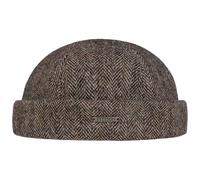 Stetson Lavoy Herringbone Dockercap Melange Wool Adjustable Made in EU Men Autumn Winter