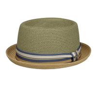 Stetson Licano Toyo Pork Pie Straw Hat Men Lightweight UV Protection 40 Spring Summer Khaki