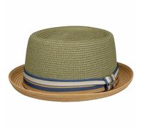 Stetson Licano Toyo Pork Pie Straw Hat Men Lightweight UV Protection 40 Spring Summer Khaki