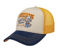 Stetson Lucky Miners Trucker Cap Men - Baseball mesh Snapback, with Peak, Lining, Lining Summer-Winter Spring Summer Autumn Winter - One Size Yellow