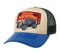 Stetson Malibu California Trucker Cap Snapback Meshcap 100% Cotton Front Snapback Adjustable Men Summer Winter Beige One Size