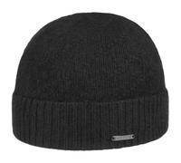Stetson Mayville Beanie Hat Melange Knit Cashmere Wool Unisex Autumn Winter Black One Size