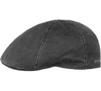 Stetson Men's Level Flat Cap - Cotton Peaked Cap - Men's Cap with 40+ UV Protec