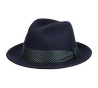 Stetson Meryco Player Hut Wool Felt Outdoor Twotone Band Water Repellent Asahi Guard Herren Autumn Winter Navy XL (60-61 cm)