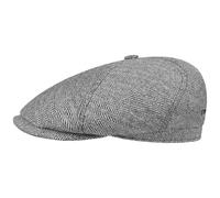 Stetson Milner Flat Cap Silk Ivy Herringbone UV Protection Made in EU Men Summer Winter