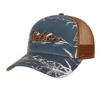 Stetson Minimal Aloha Print Trucker Cap Snapback Meshcap Cotton Baseballcap Herren Summer Winter Navy One Size