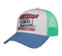 Stetson Mixtape Trucker Cap Snapback Unisex Spring Summer Autumn Winter Blue-White