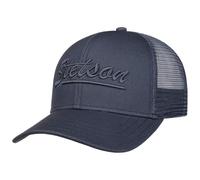 Stetson Monochrome Trucker Cap Snapback Mesh 100% Cotton Men Summer Winter Blue