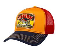 Stetson Motorcross Team Trucker Snapback Mesh Patch Baseball Cap Men Summer Red