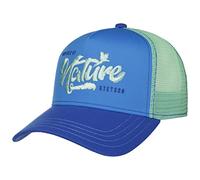 Stetson Nature-Inspired Trucker Mesh Snapback Baseball Cap 100% Recycled Polyester Unisex Summer Blue
