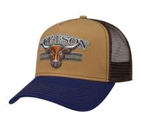 Stetson New Pure Life Trucker Cap Snapback Mesh Baseball Cap Adjustable Cotton Men Summer Winter Brown One Size Small